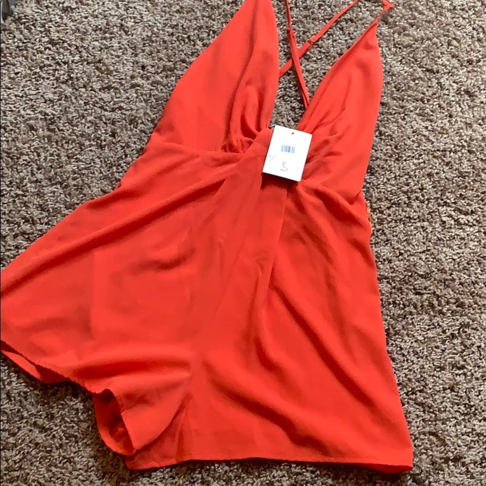 Coral Romper